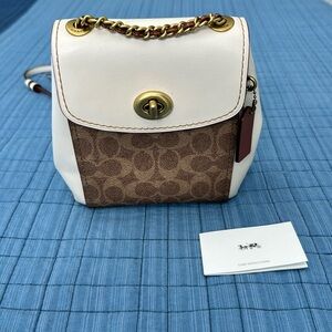 Coach mini backpack